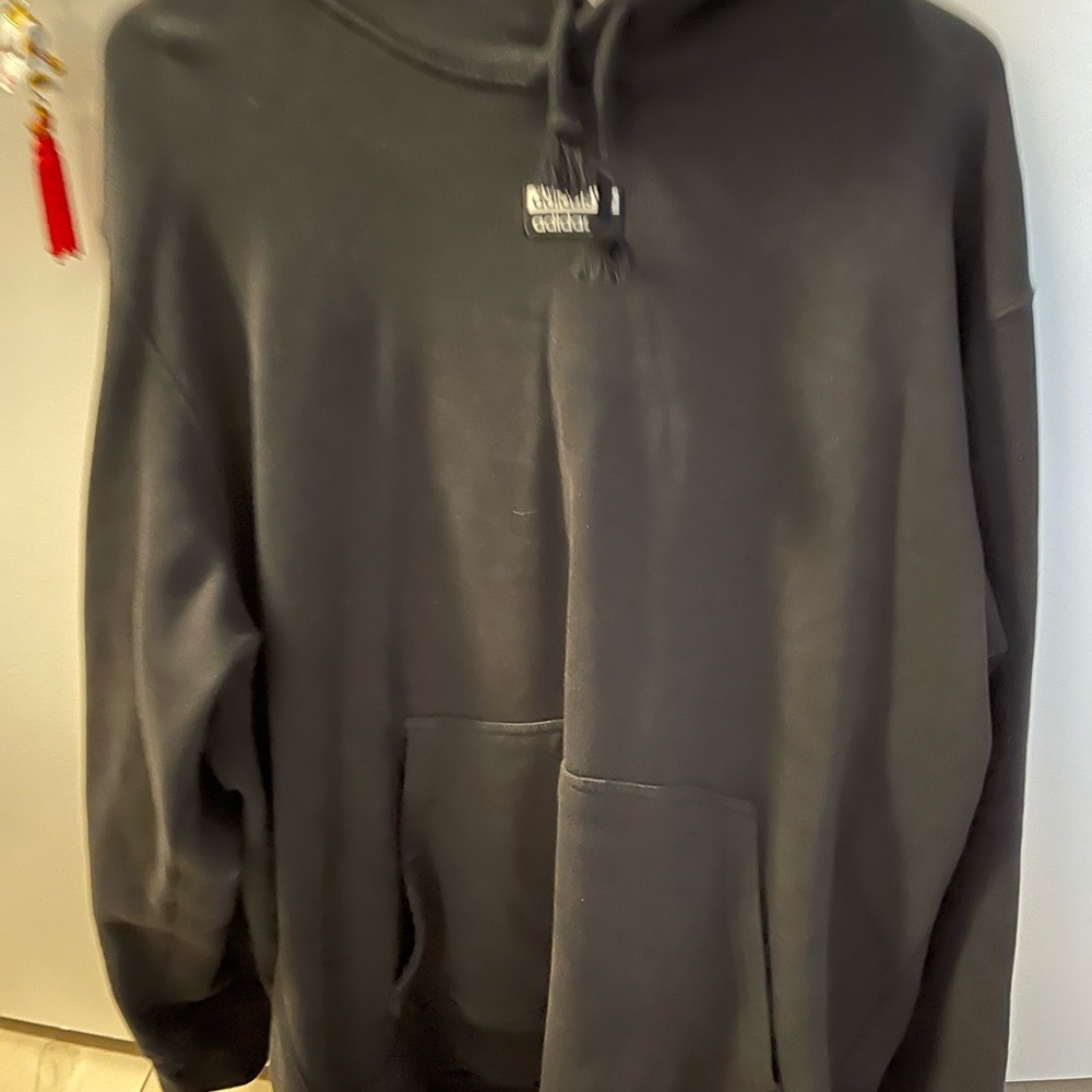 Adidas Black Pullover Hoodie